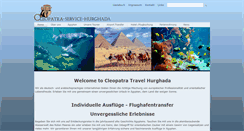 Desktop Screenshot of cleopatra-ausfluege-hurghada.com
